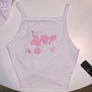 Japanese blossom urban outfitters crop top